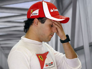 Massa recebe "recado" da Ferrari durante lançamento de carro