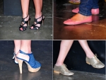 Veja os sapatos usados pelo público do SPFW