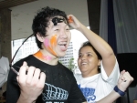 Estudantes comemoram aprovação na Fuvest