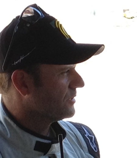 Rubens Barrichello em teste na Fórmula Indy