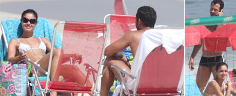 AgNews Após suposta traição, Sophie e Malvino vão à praia