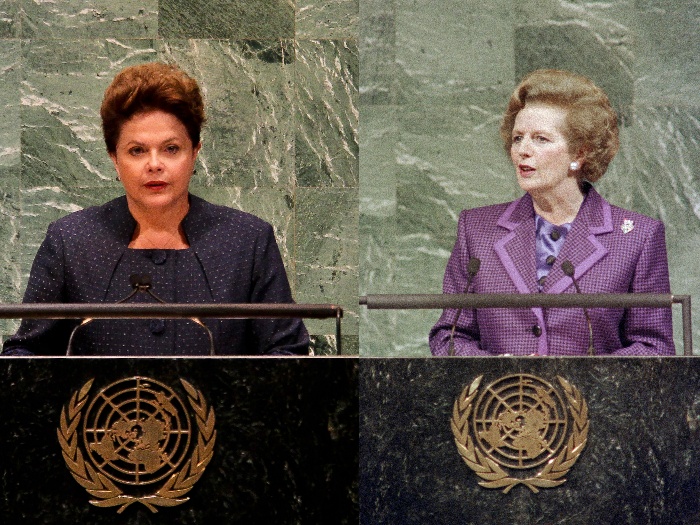 Dilma Rousseff e Margaret Thatcher