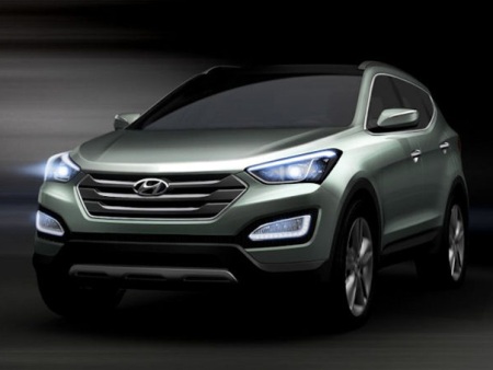 Desenho do novo Hyundai Santa Fe é baseado nas "imagens criadas pela natureza no momento da formação de tempestades" (Divulgação) Hyundai Santa Fe novo
