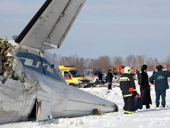 avião caiu na Sibéria Rússia