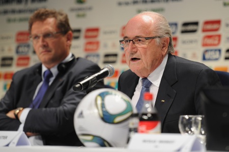 Valcke, Blatter, futebol