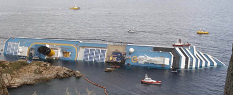 Pier Paolo Cito/AP Comadante do Costa Concordia não <br>era apto para conduzir, diz sentença