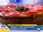 Já viu cheesecake salgado? Chef traz receita para você!