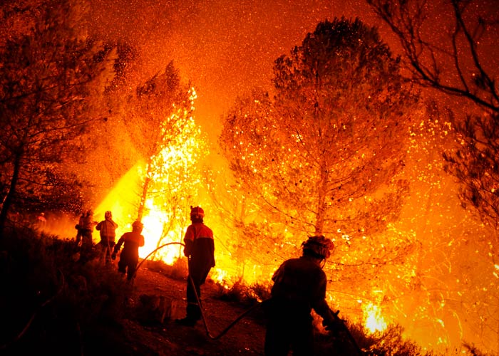 fogo incêndio espanha