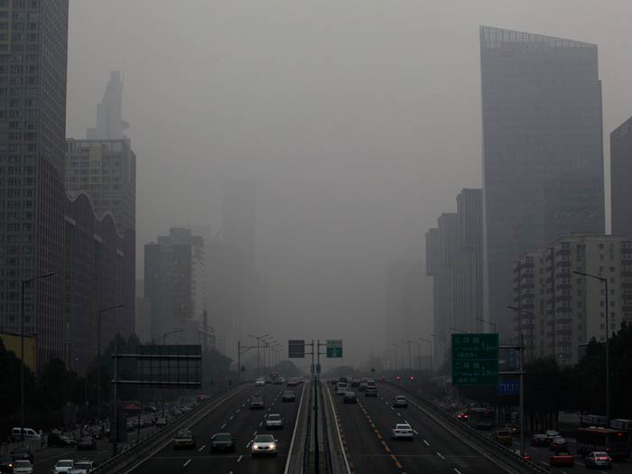 china ar poluição