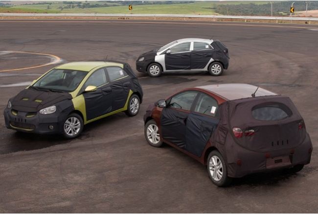 Divulgação Com porte maior do que o do Kia Picanto, o HB20 irá competir em tamanho e preço com Volkswagen Gol e Fiat Uno e Palio