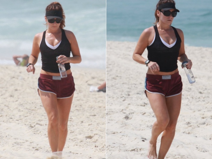 Henri Castelli e Giovanna Antonelli correm na praia - Foto 4 ...