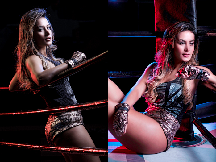 Apresentadora de MMA, Lucilene Caetano faz poses sexys no ...