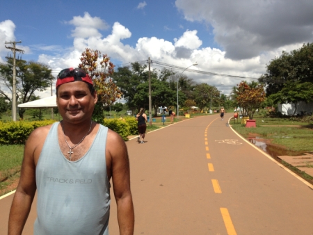 O vigilante Cesar Carlos afirma que Brasília ainda é um ótimo lugar para se morar
(Vanessa Miyasaka/R7)
desenvolvimento
