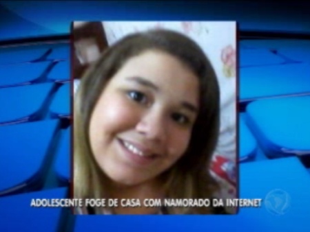 Letícia começou um relacionamento há um mês com um jovem de 20 anos pela internet. Os dois desapareceram há uma semana