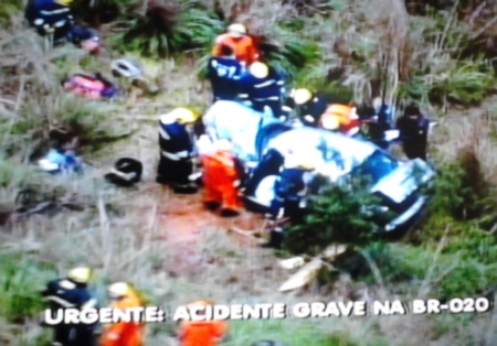 Grave acidente interdita BR-020 no sentido Planaltina para Brasília