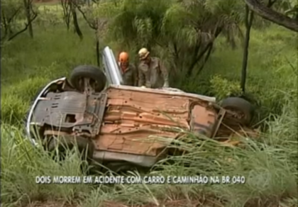 Acidente na BR 040 provoca a morte de motorista e passageira ...