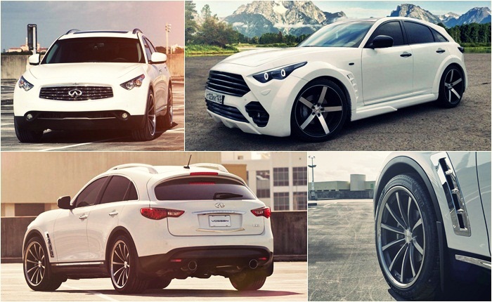 8) Vossen/Rus Wheels Infiniti FX — A norte-americana Vossen se juntou à russa Rus Wheels para modificar (amplamente) uma unidade do crossover de luxo Infin...