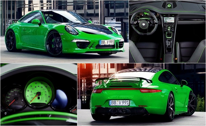 10) TechArt Porsche 911 4S — Especialista na customização de modelos da Porsche, a TechArt preparou para o Salão de Genebra versões modificadas da versão 4...