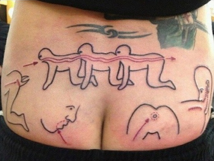 Resultado de imagem para tatuagens que deram errado