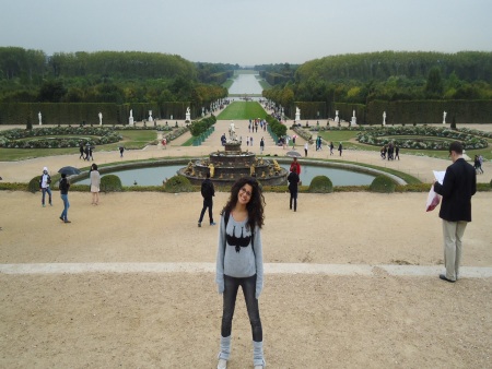 A intercambista Natalia Pucci Vestri em Paris. () Natalia Pucci