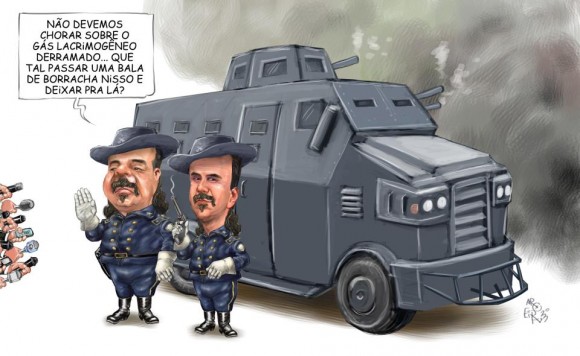Os chefes estão de farda, então?