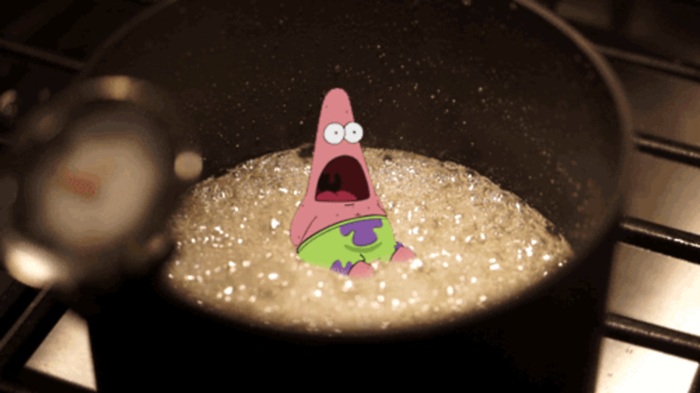 Patrick de Bob Esponja aparece na webesfera com cara de espanto ...