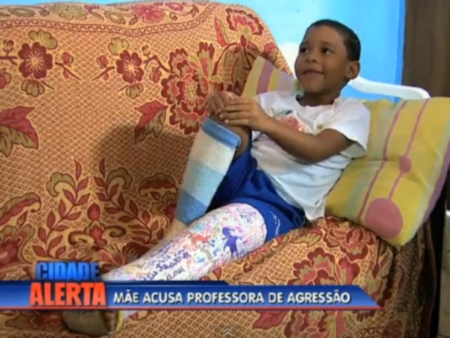 Professora &eacute; afastada ap&oacute;s crian&ccedil;a sofrer fratura em escola de ...