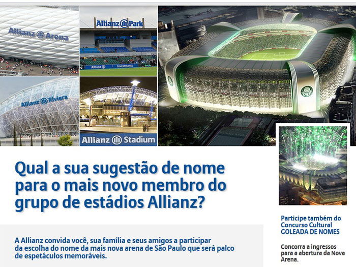 Vota&ccedil;&atilde;o ir&aacute; escolher nome do est&aacute;dio do Palmeiras, mas &ldquo;Palestra ...