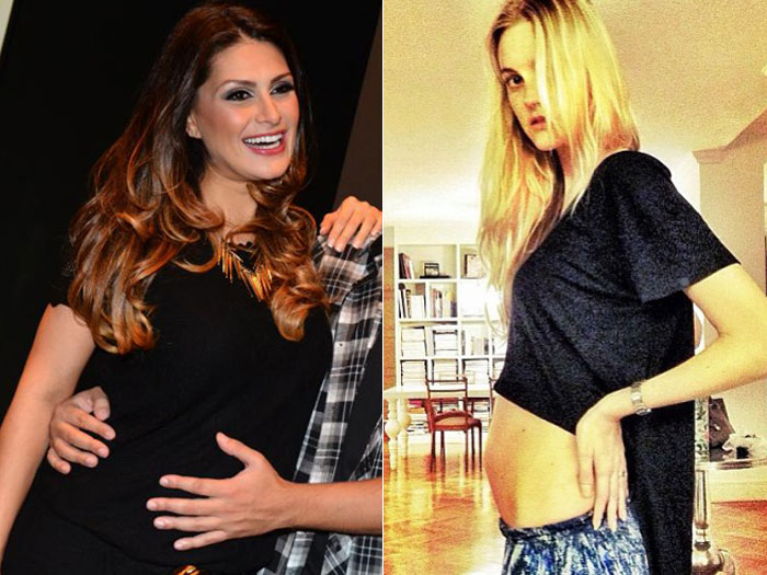 D&aacute; para acreditar? Elas est&atilde;o no mesmo m&ecirc;s de gravidez - Foto 3 ...