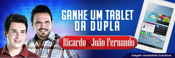 RJF Você pode ganhar um tablet de última geração da dupla Top do Brasil! Não vai perder, né?