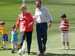 Dilma entrará para a história com a Copa do Mundo