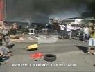 Reprodução/Rede Record Protesto é marcado pela violência