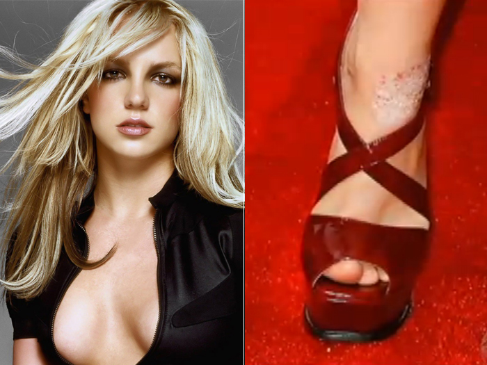 Britney Spears preocupa f&atilde;s ao exibir feridas nos tornozelos ...
