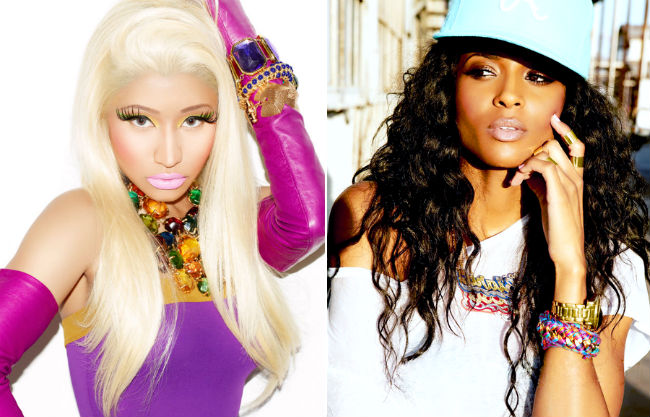 Nicki Minaj dá uma forcinha para a Ciara