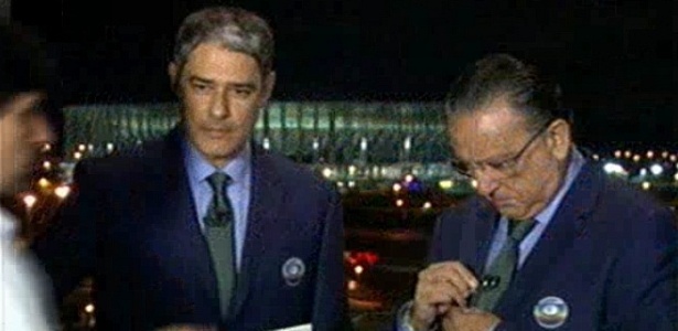 Empurrão de Bonner em <br>funcionário gera revolta na Globo