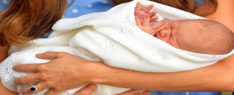 Veja a carinha do filho de Kate Middleton e príncipe William