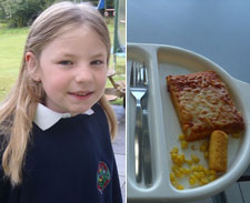 Menina que mostrava merenda ruim é proibida de fotografar em escola